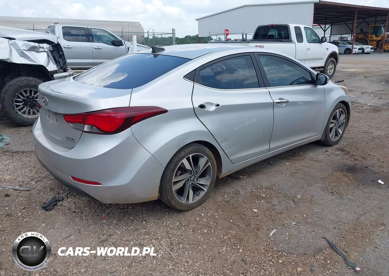 2016 Hyundai Elantra Limited VIN:KMHDH4AE6GU589730 - 4