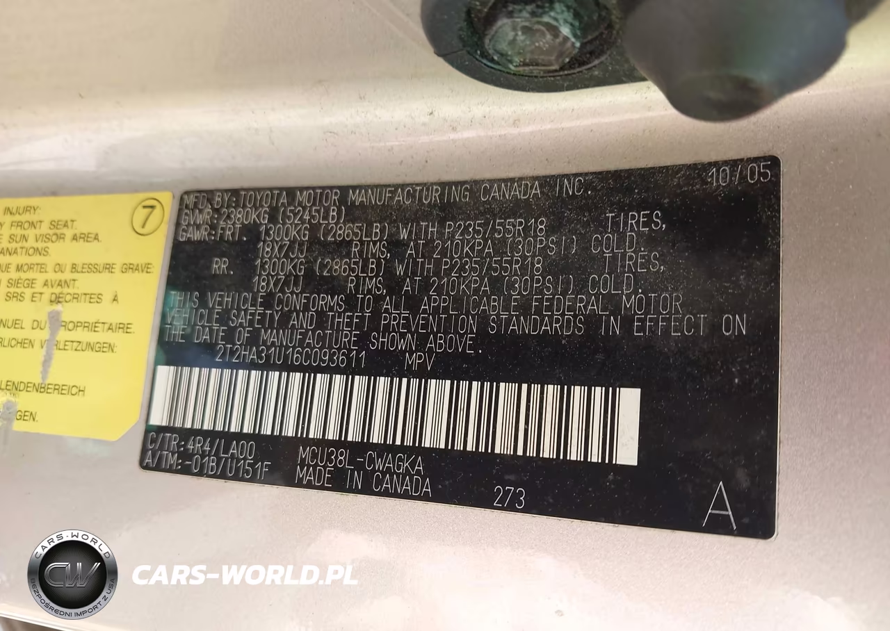 2006 Lexus Rx 330 VIN:2T2HA31U16C093611 - 9