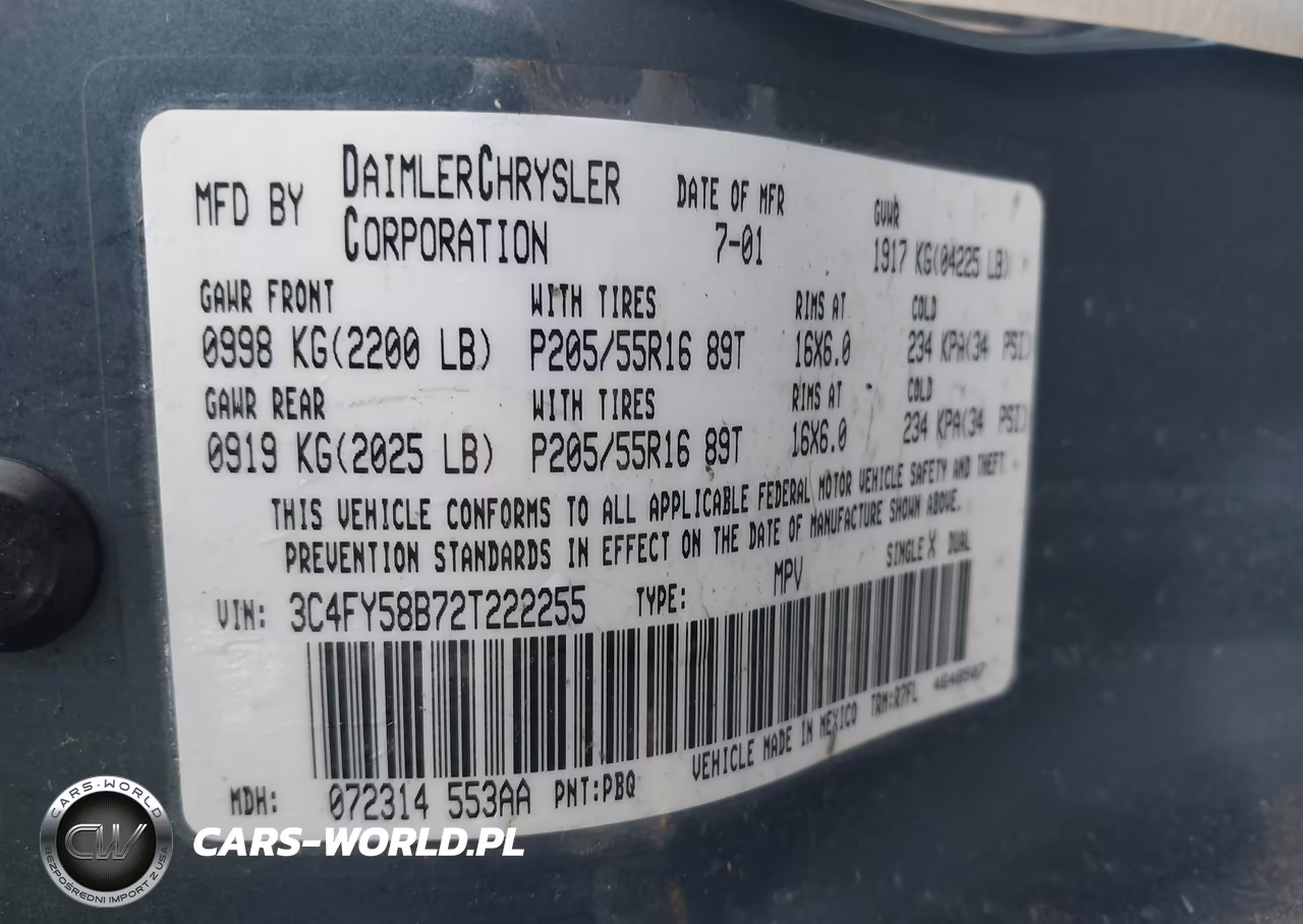 2002 Chrysler Pt Cruiser Touring VIN:3C4FY58B72T222255 - 9