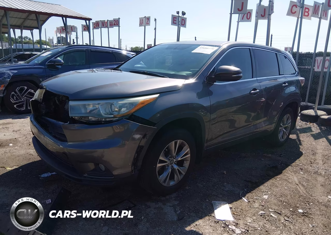 2016 Toyota Highlander Le Plus V6 VIN:5TDBKRFH8GS298003 - 2