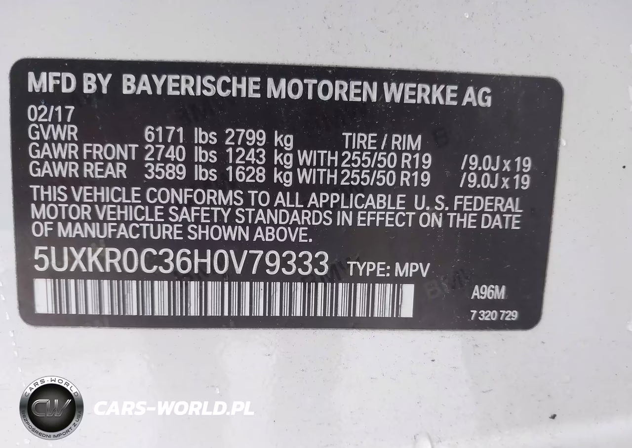 2017 BMW X5 xDrive35I VIN:5UXKR0C36H0V79333 - 9