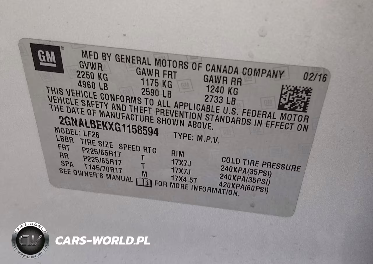 2016 Chevrolet Equinox Ls VIN:2GNALBEKXG1158594 - 9