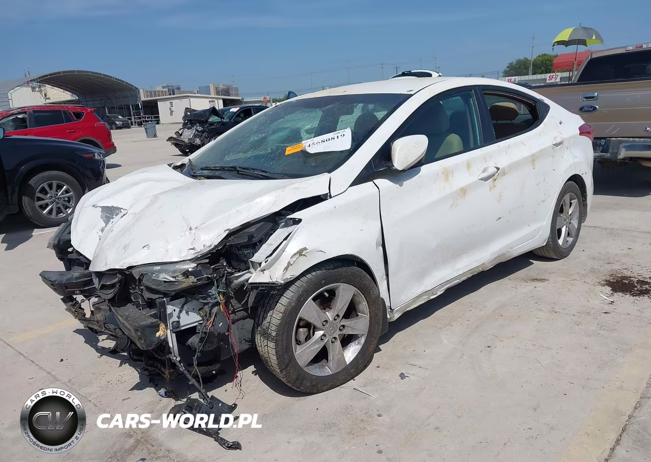 2013 Hyundai Elantra Gls VIN:5NPDH4AE1DH338835 - 2