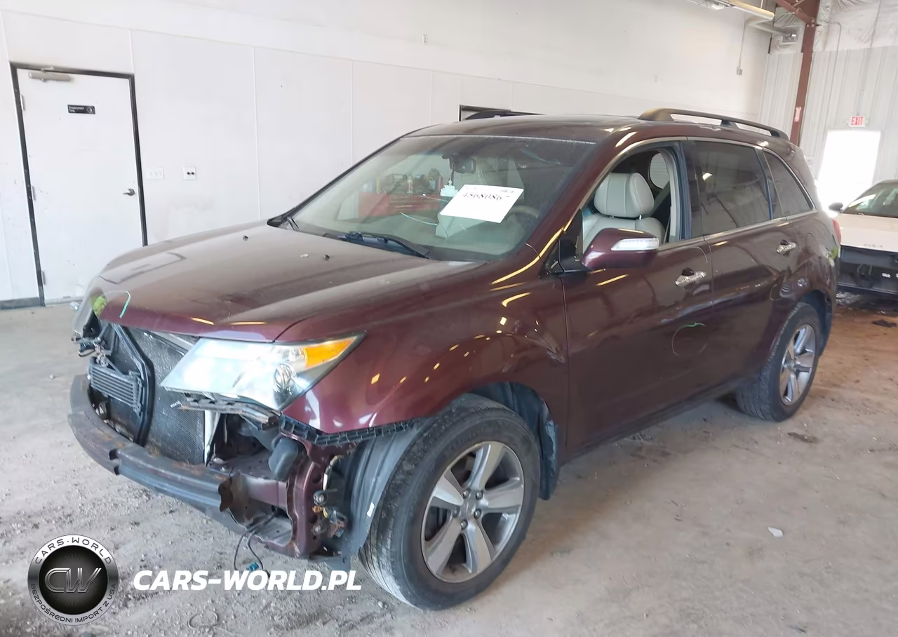 2012 Acura Mdx Technology Package VIN:2HNYD2H30CH522929 - 2