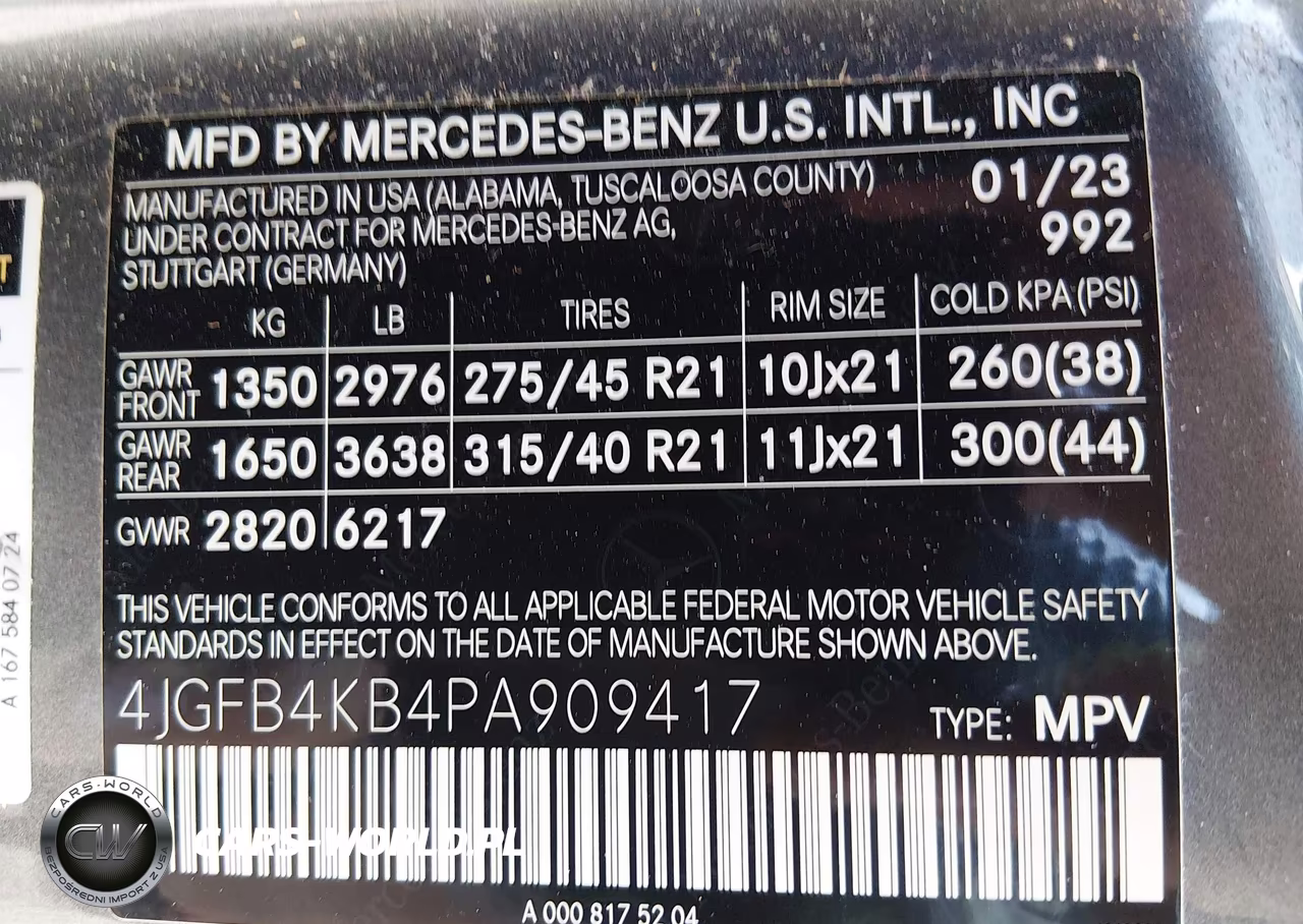 2023 Mercedes-Benz Gle 350 4Matic VIN:4JGFB4KB4PA909417 - 9