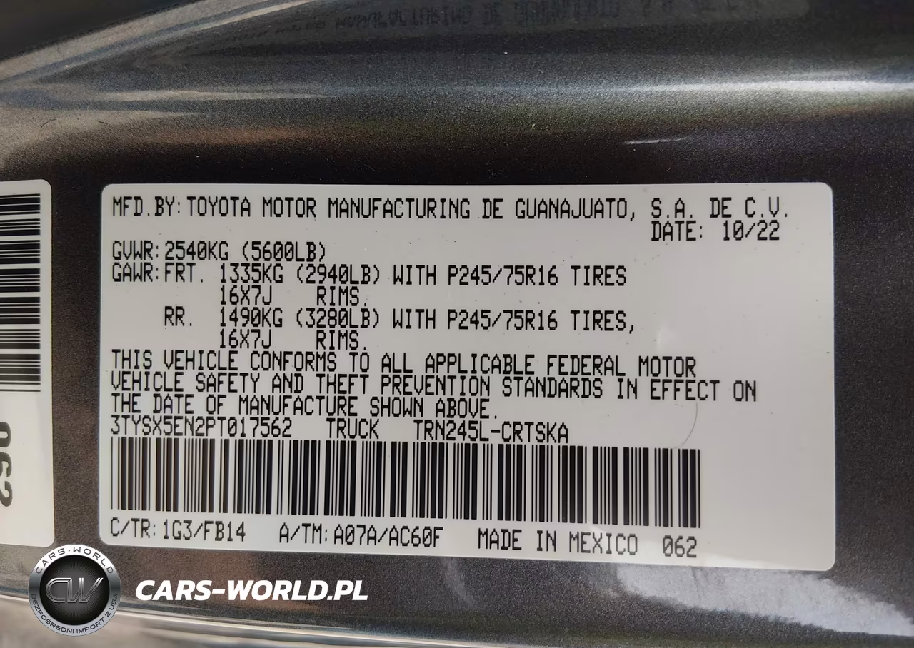 2023 Toyota Tacoma Sr VIN:3TYSX5EN2PT017562 - 9