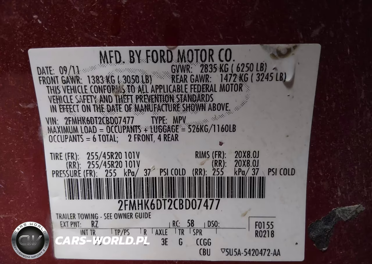 2012 Ford Flex Limited-Titanium VIN:2FMHK6DT2CBD07477 - 9