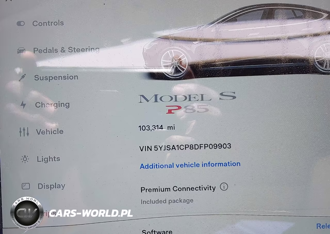 2013 Tesla Model S Performance VIN:5YJSA1CP8DFP09903 - 7