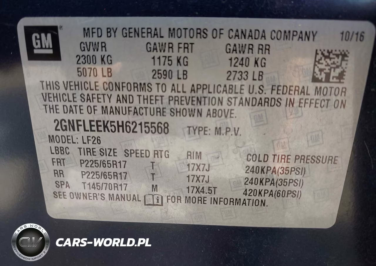 2017 Chevrolet Equinox Ls VIN:2GNFLEEK5H6215568 - 9