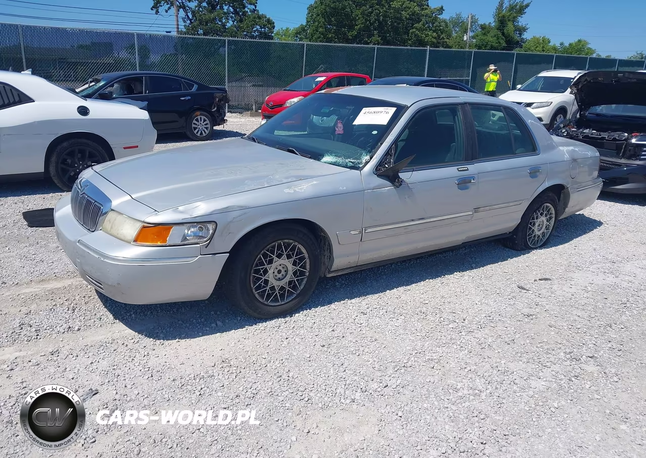 2002 Mercury Grand Marquis Gs VIN:2MEFM74W62X652498 - 2