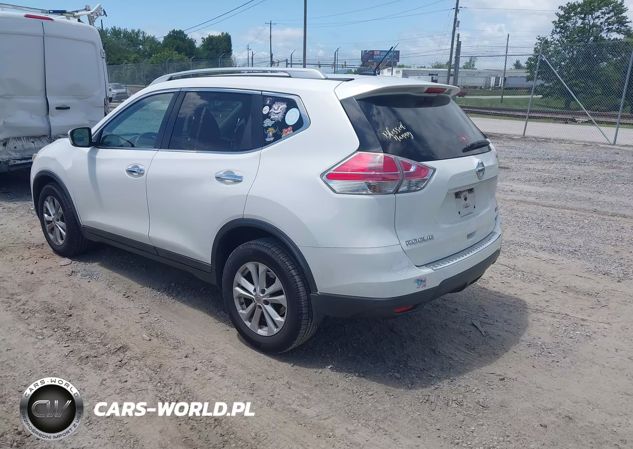 2014 Nissan Rogue Sv VIN:5N1AT2MV8EC786645 - 3