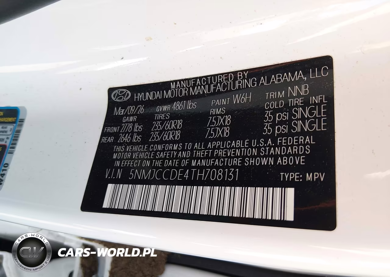 2026 Hyundai Tucson Sel Premium VIN:5NMJCCDE4TH708131 - 9