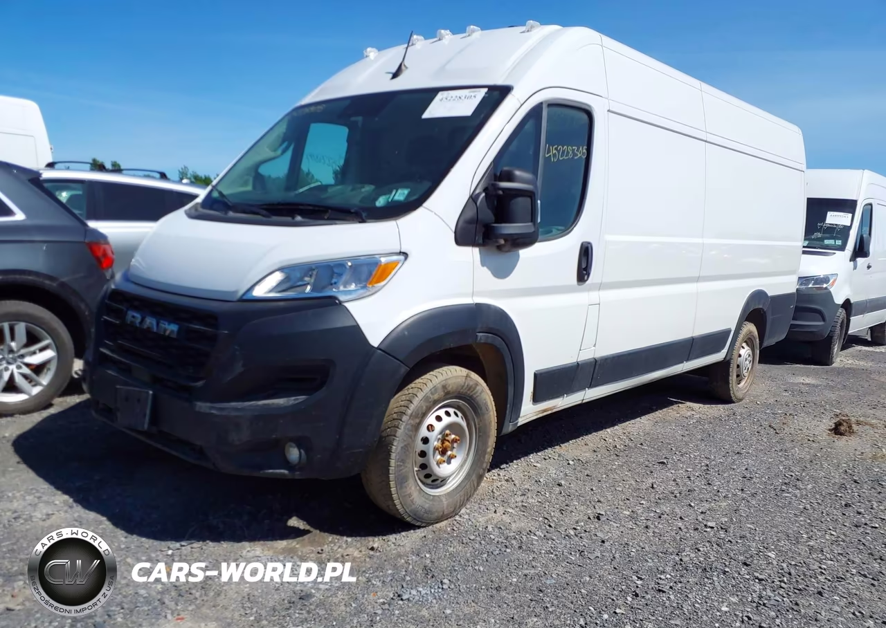 2025 Ram Promaster 3500 Cargo Van Tradesman High Roof 159 Wb Ext VIN:3C6MRVJG4SE517707 - 2