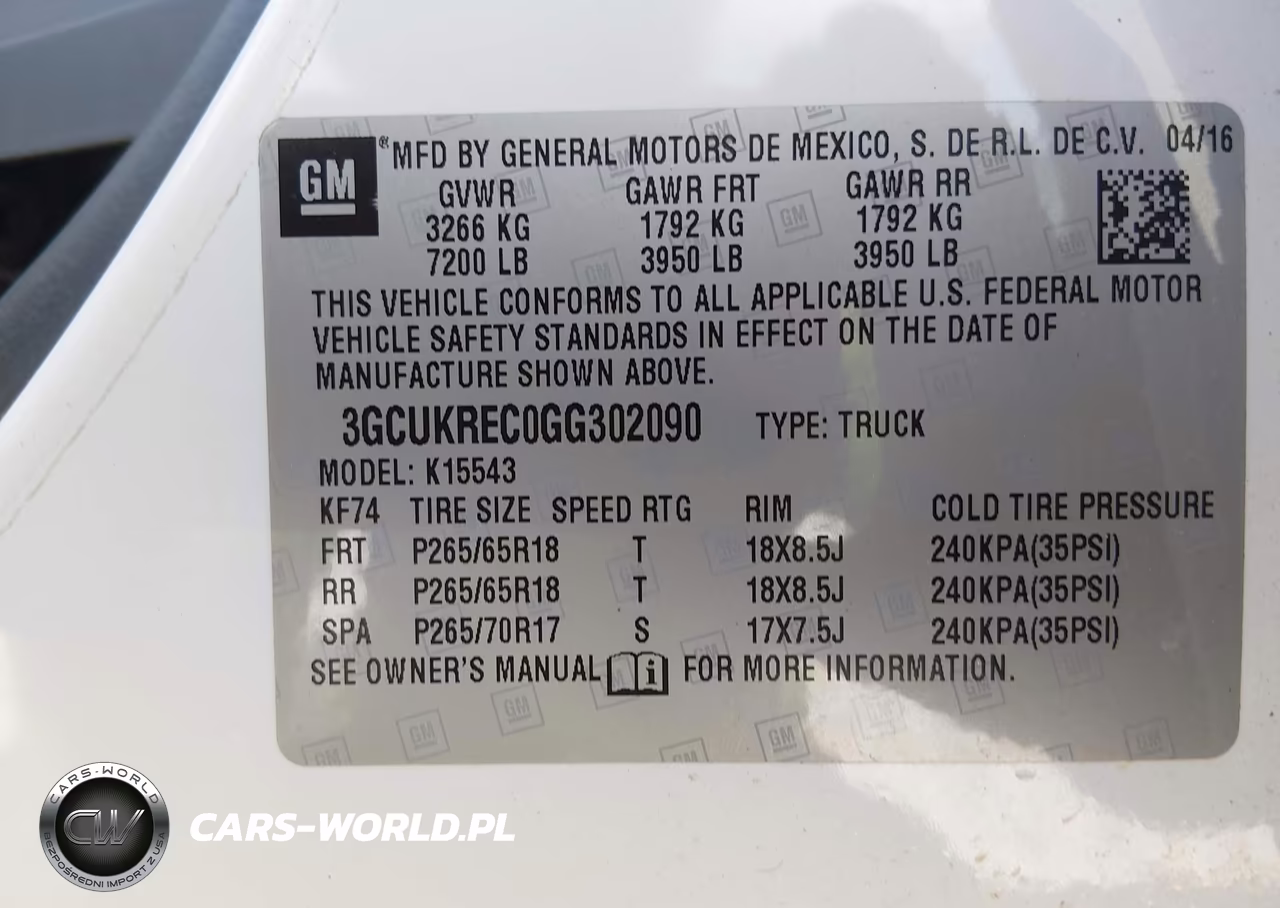 2016 Chevrolet Silverado 1500 Lt VIN:3GCUKREC0GG302090 - 9
