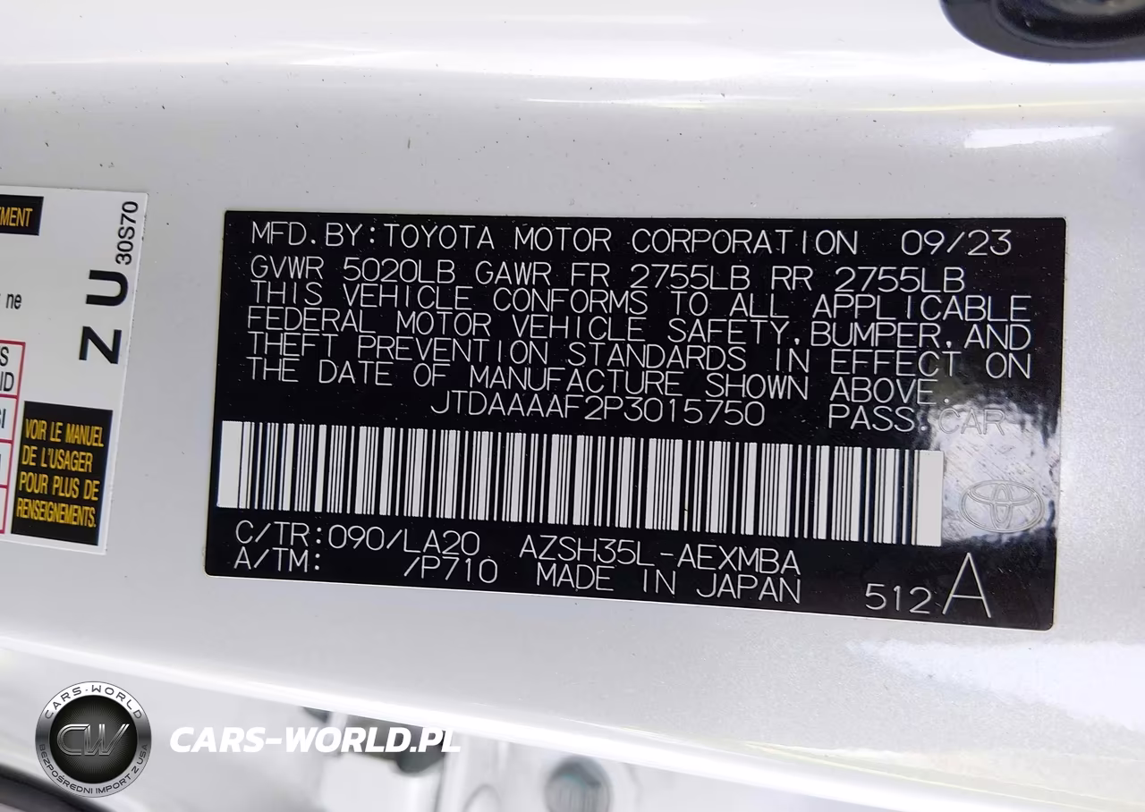 2023 Toyota Crown Limited VIN:JTDAAAAF2P3015750 - 9