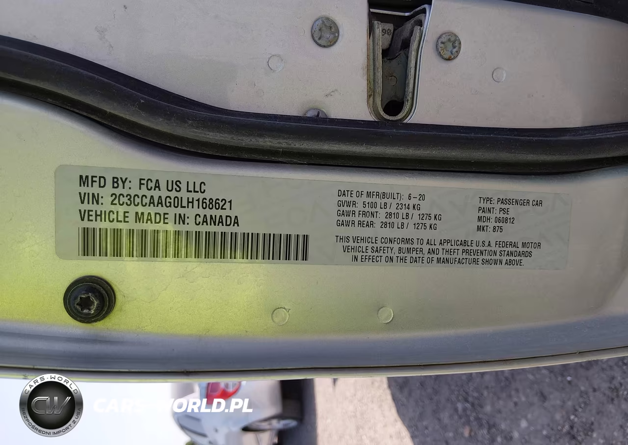 2020 Chrysler 300 Touring VIN:2C3CCAAG0LH168621 - 9