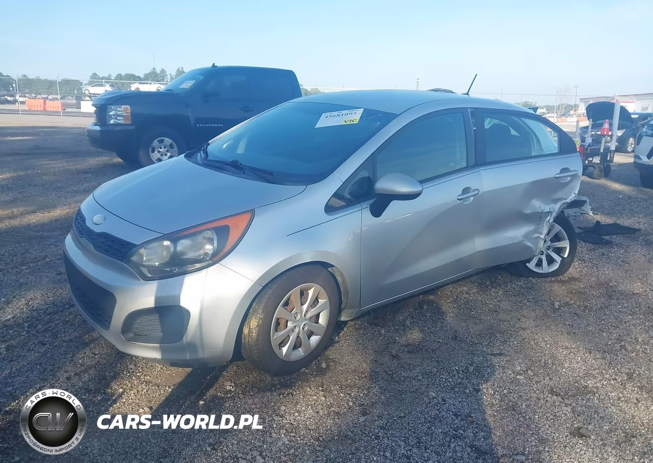 2013 Kia Rio Lx VIN:KNADM5A39D6274597 - 2