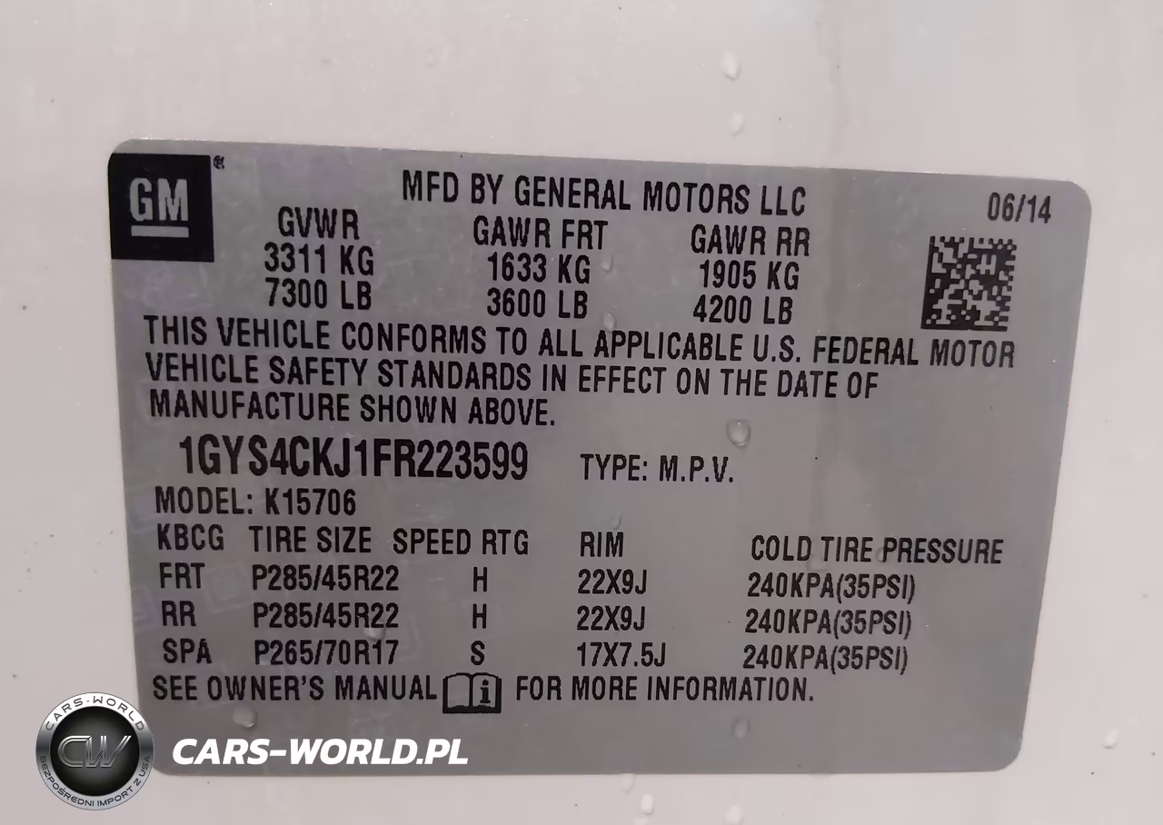2015 Cadillac Escalade Premium VIN:1GYS4CKJ1FR223599 - 9
