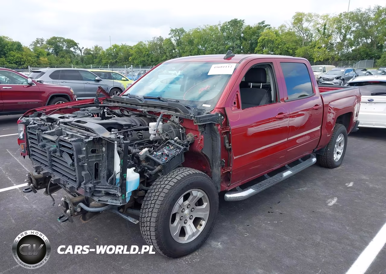 2018 Chevrolet Silverado 1500 2Lt VIN:3GCUKREC8JG339685 - 2
