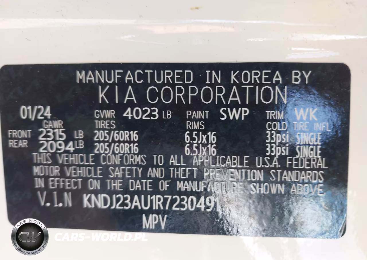 2024 Kia Soul Lx VIN:KNDJ23AU1R7230491 - 9