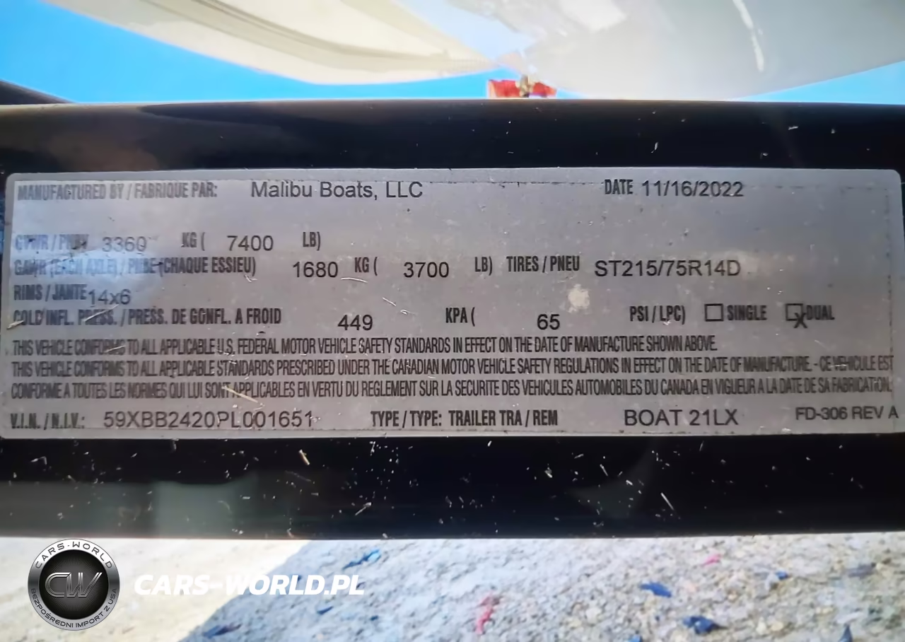 2023 Malibu Boat & Trailer VIN:59XBB2420PL001651 - 19