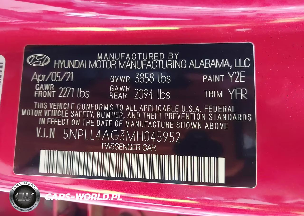 2021 Hyundai Elantra Se VIN:5NPLL4AG3MH045952 - 9