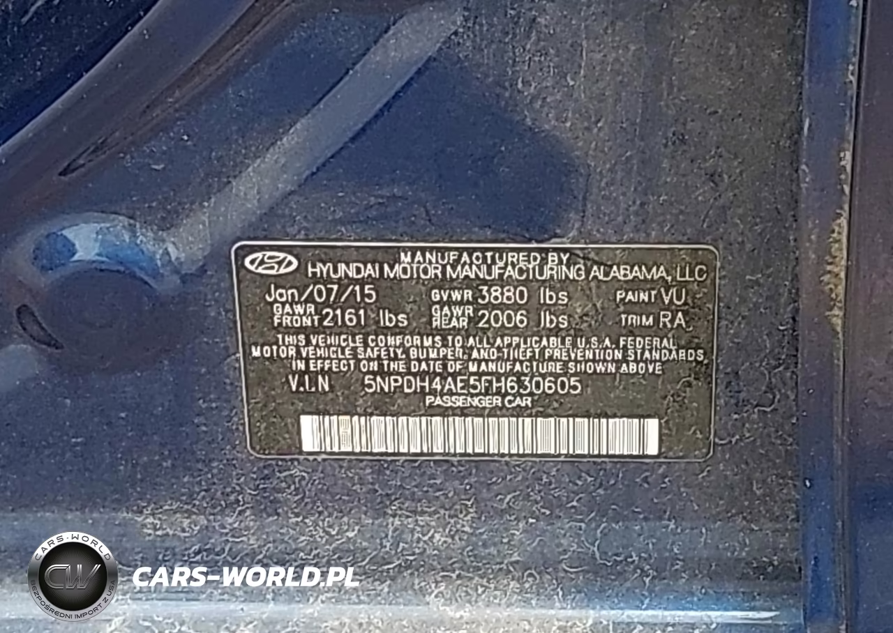 2015 Hyundai Elantra Se VIN:5NPDH4AE5FH630605 - 9