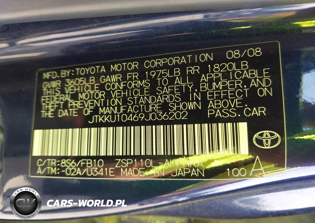 2009 Scion Xd VIN:JTKKU10469J036202 - 9