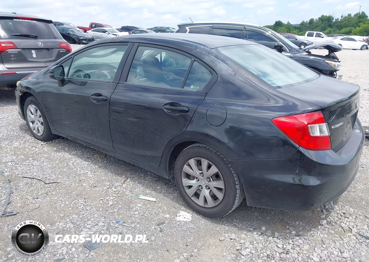 2012 Honda Civic Lx VIN:19XFB2F58CE067542 - 3