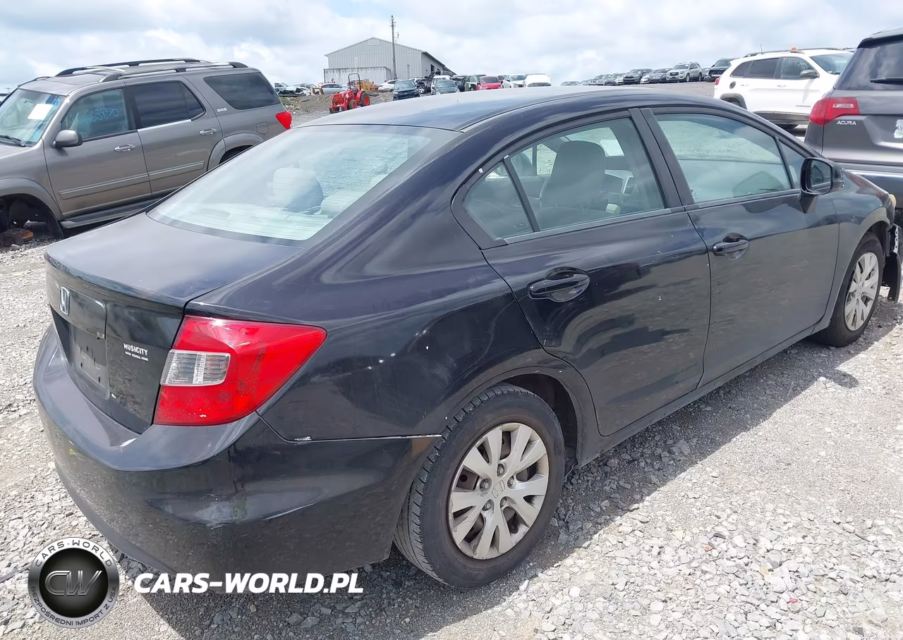 2012 Honda Civic Lx VIN:19XFB2F58CE067542 - 4