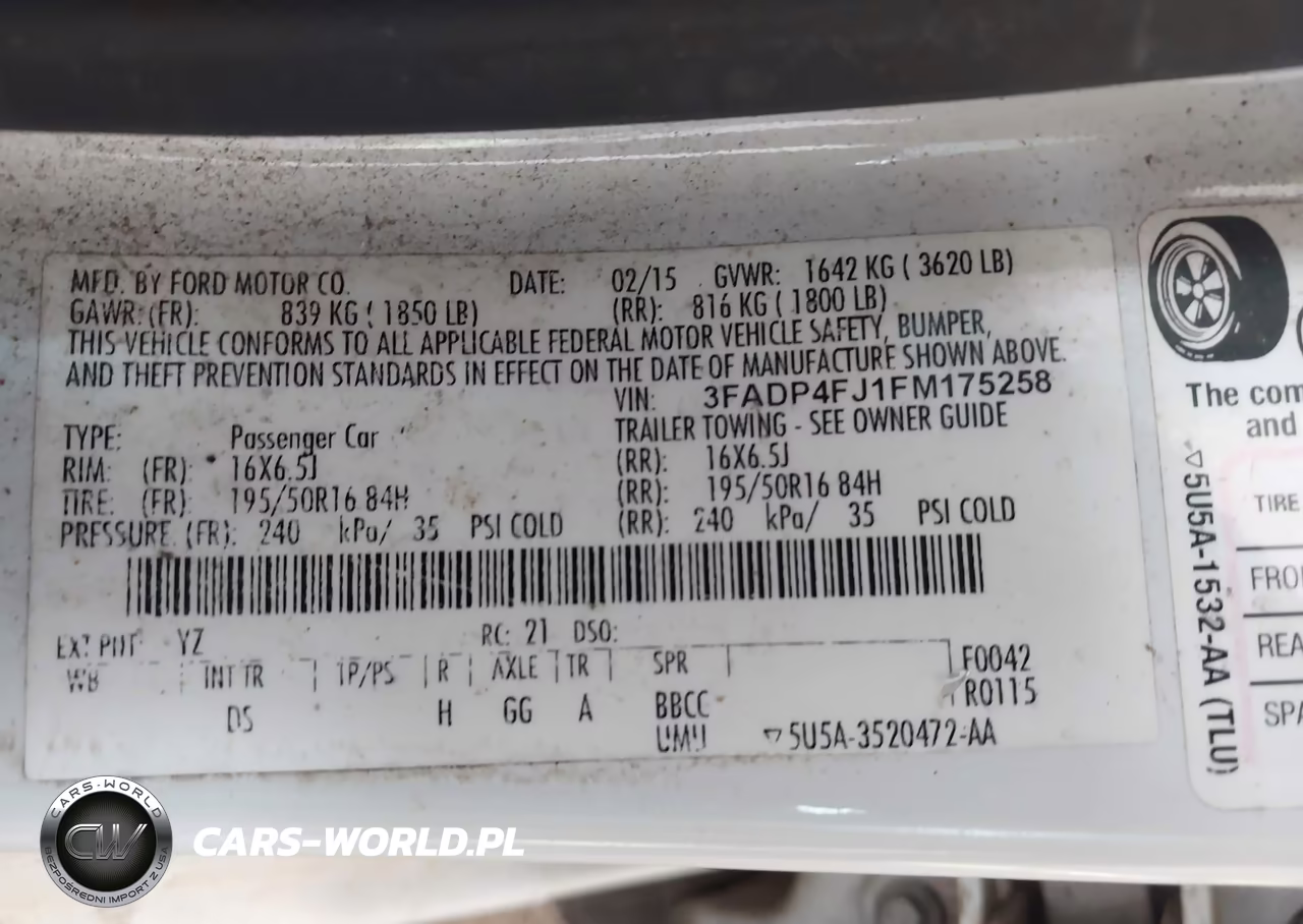 2015 Ford Fiesta Titanium VIN:3FADP4FJ1FM175258 - 9