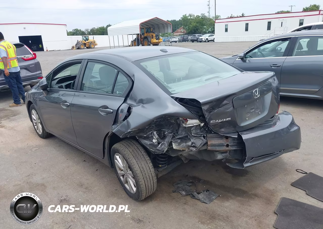 2012 Honda Civic Ex-L VIN:19XFB2F9XCE328320 - 3