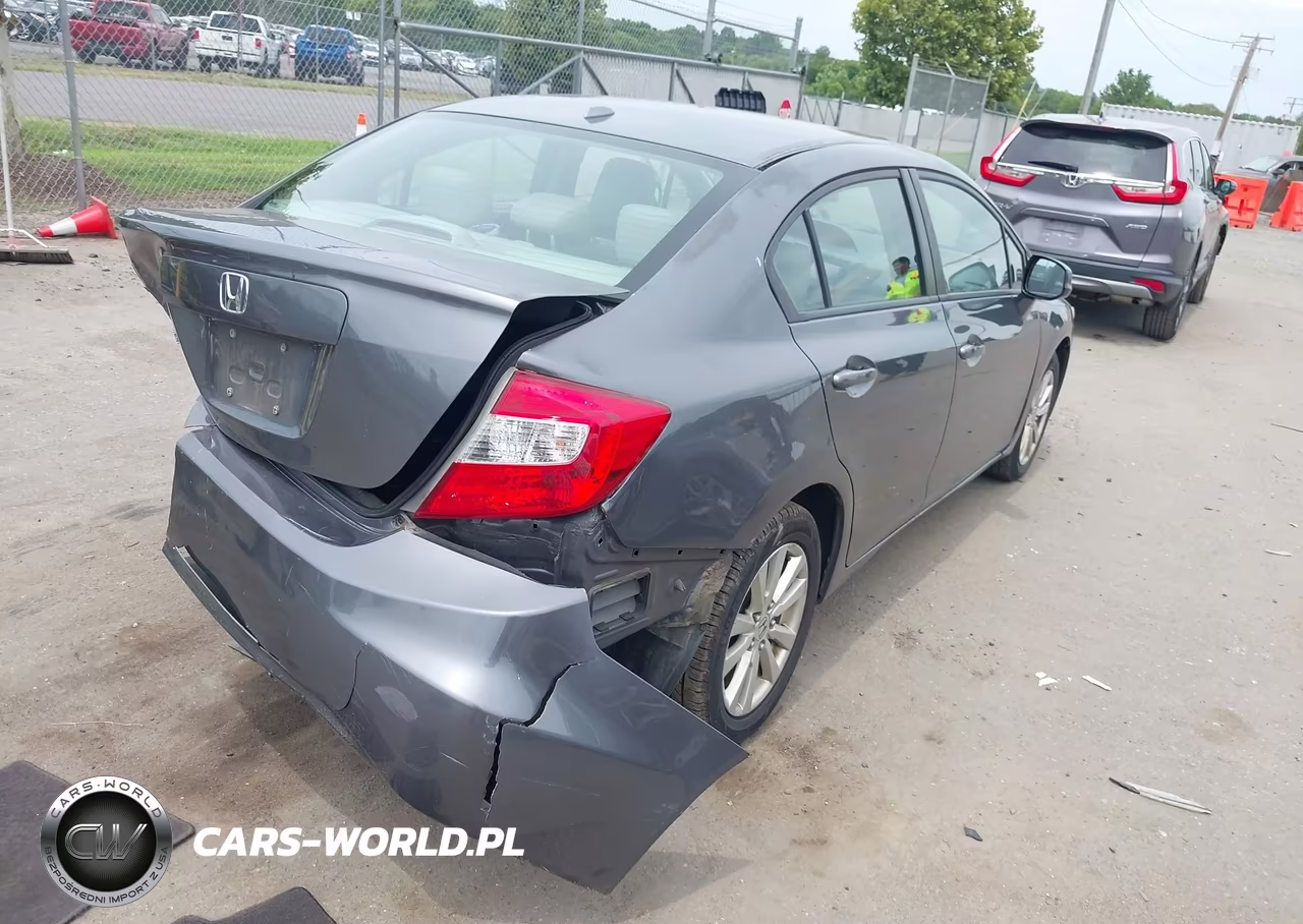 2012 Honda Civic Ex-L VIN:19XFB2F9XCE328320 - 4