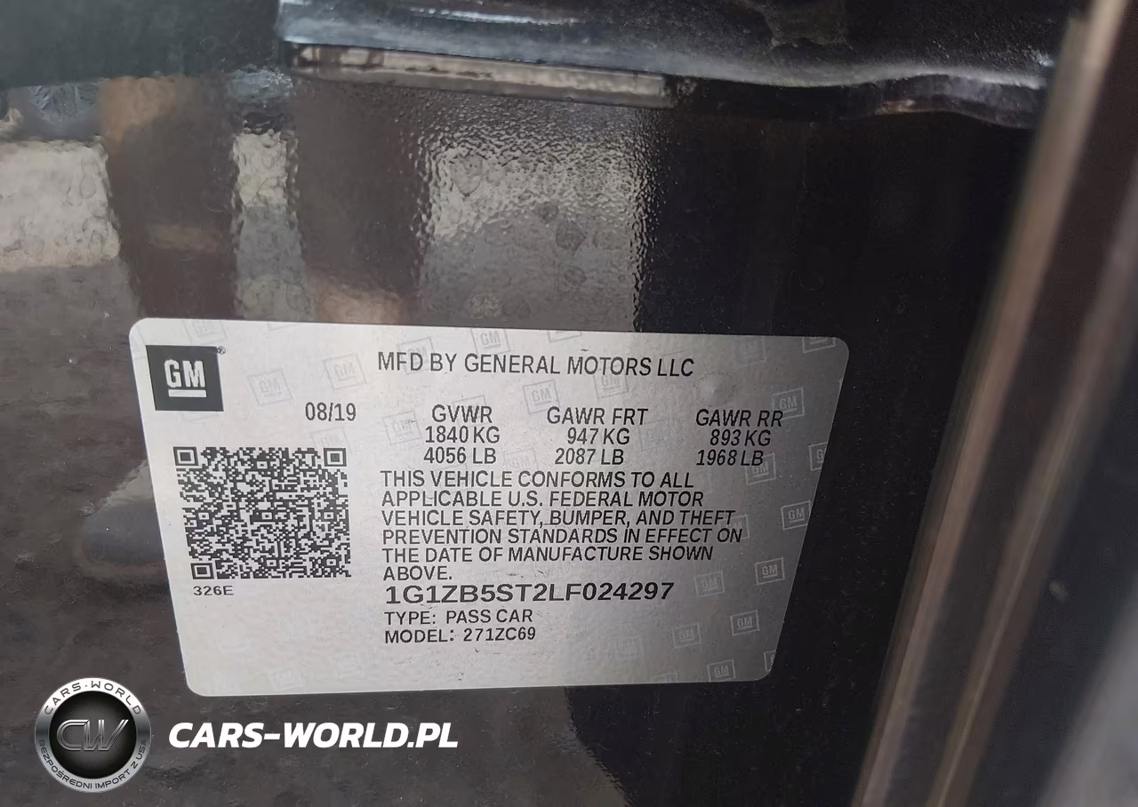 2020 Chevrolet Malibu Fwd Ls VIN:1G1ZB5ST2LF024297 - 9
