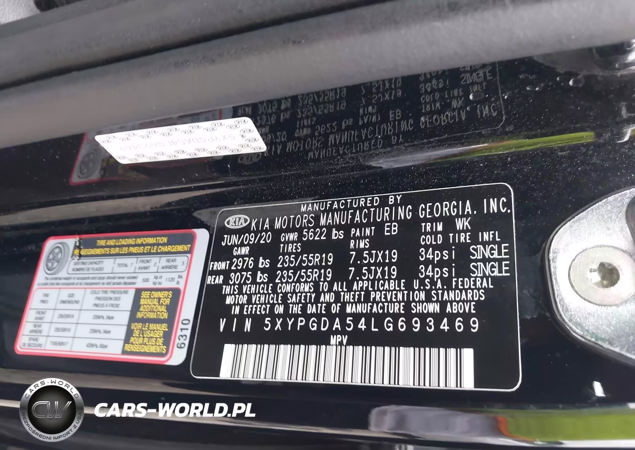 2020 Kia Sorento 3.3L S VIN:5XYPGDA54LG693469 - 9