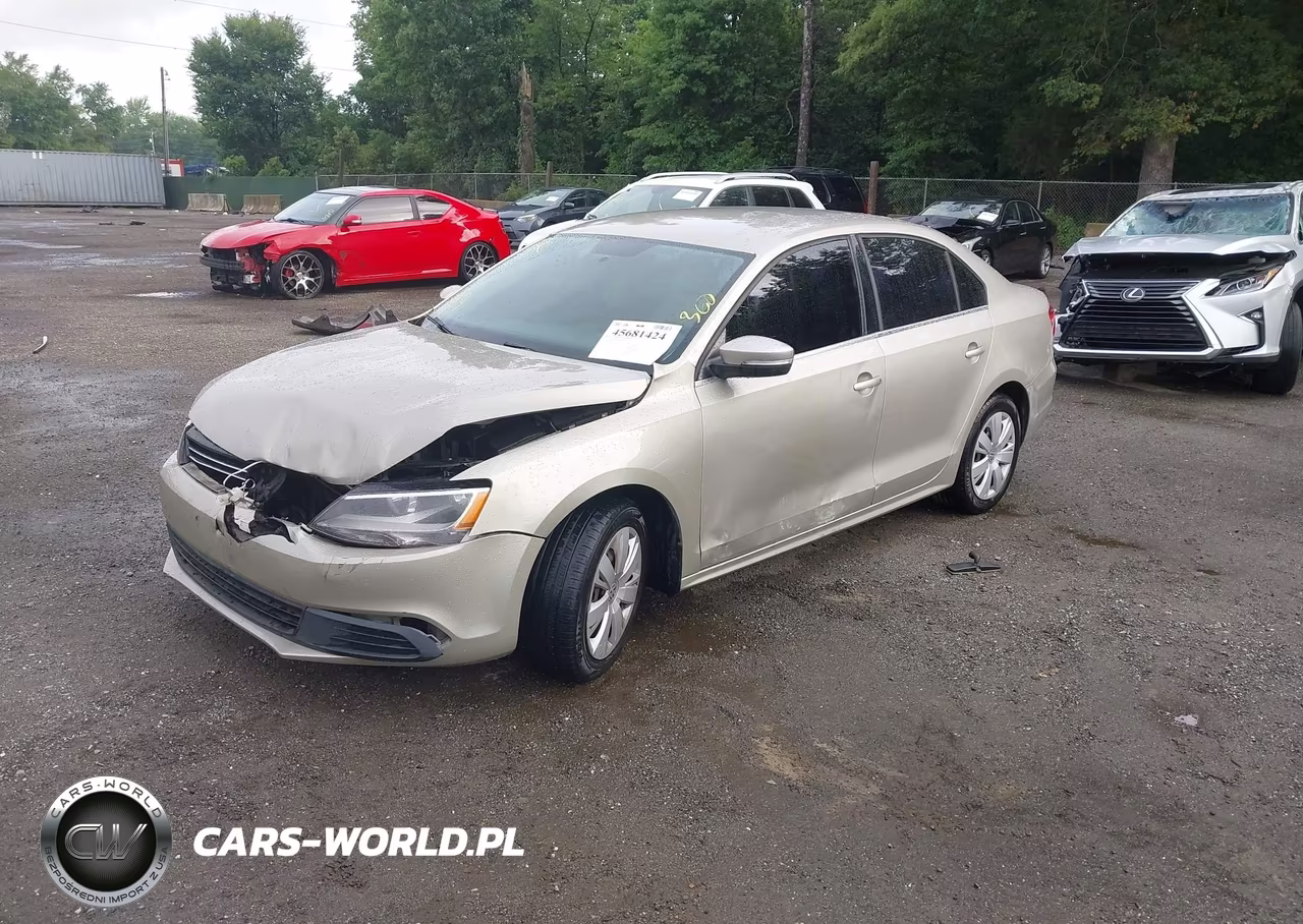 2013 Volkswagen Jetta 2.5L Se VIN:3VWDX7AJ3DM294569 - 2