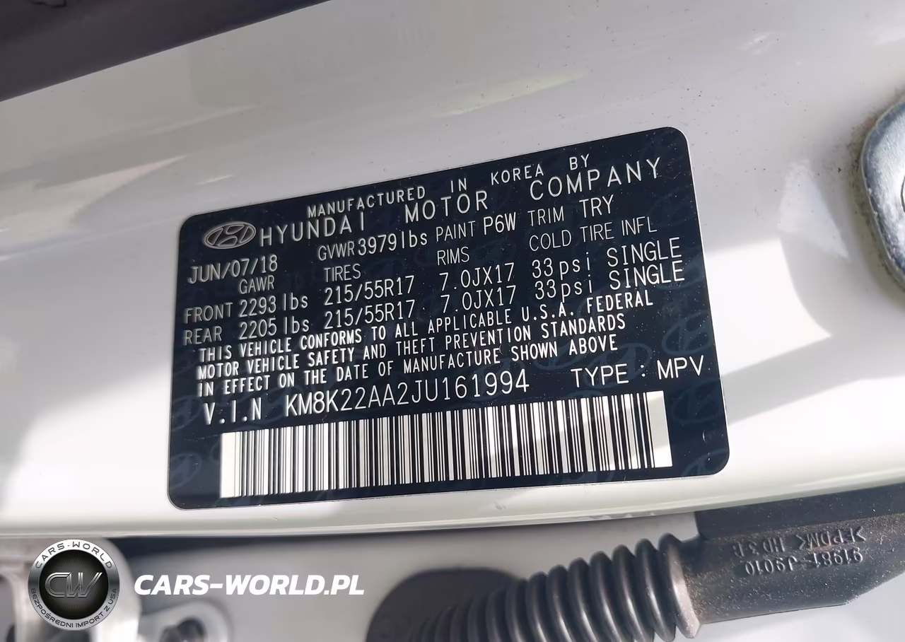 2018 Hyundai Kona Sel VIN:KM8K22AA2JU161994 - 9