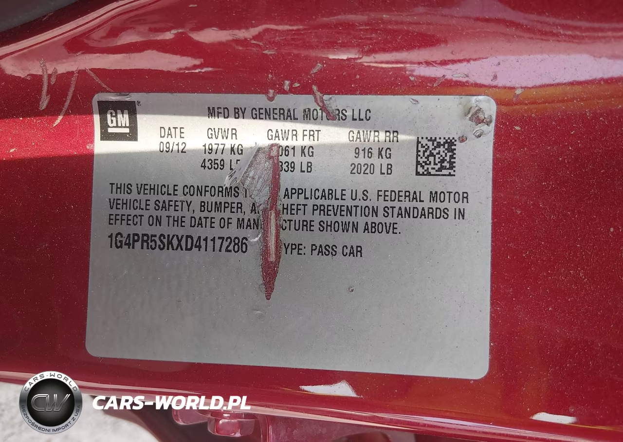 2013 Buick Verano Convenience Group VIN:1G4PR5SKXD4117286 - 9