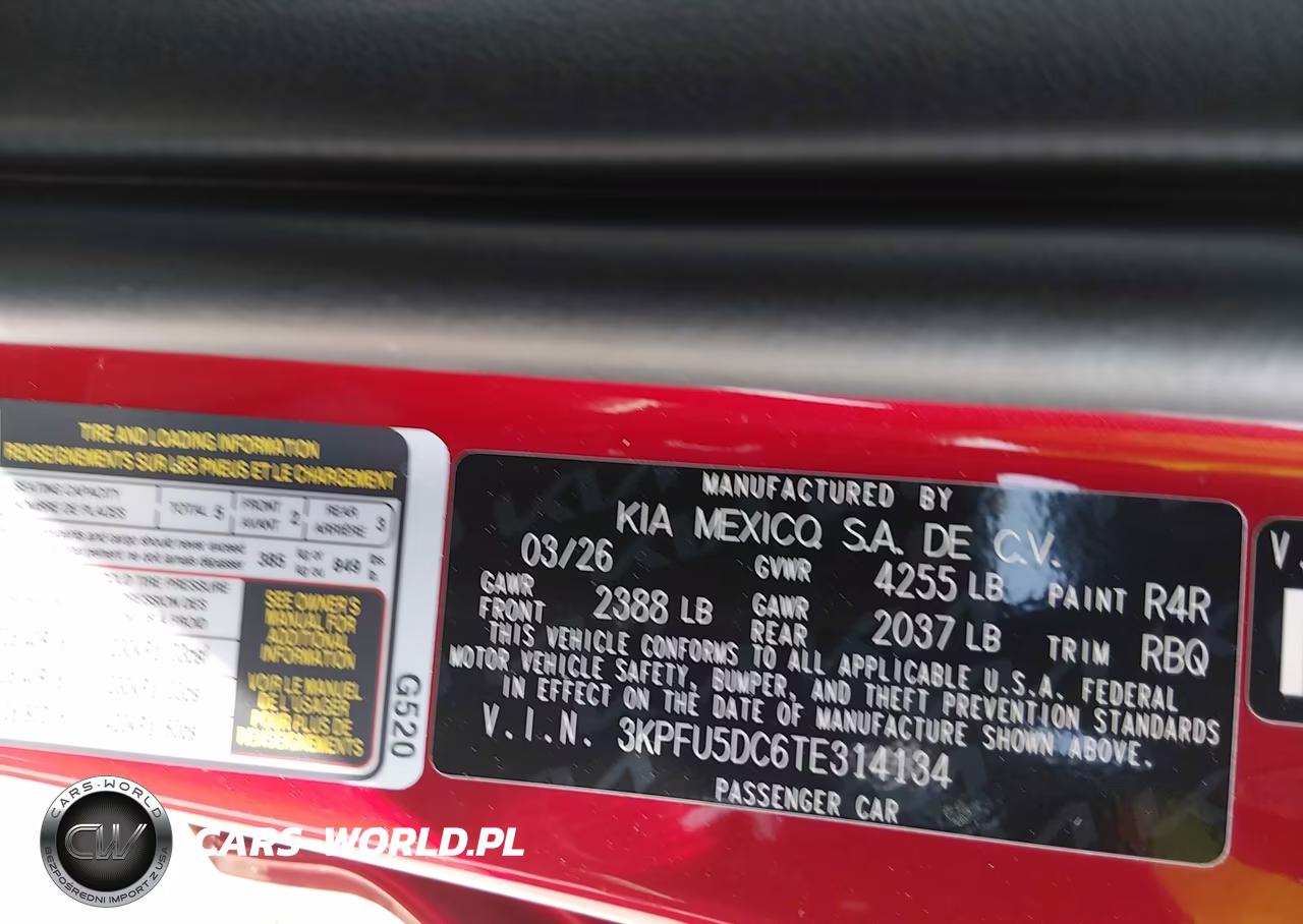 2026 Kia K4 Gt-Line Turbo VIN:3KPFU5DC6TE314134 - 9