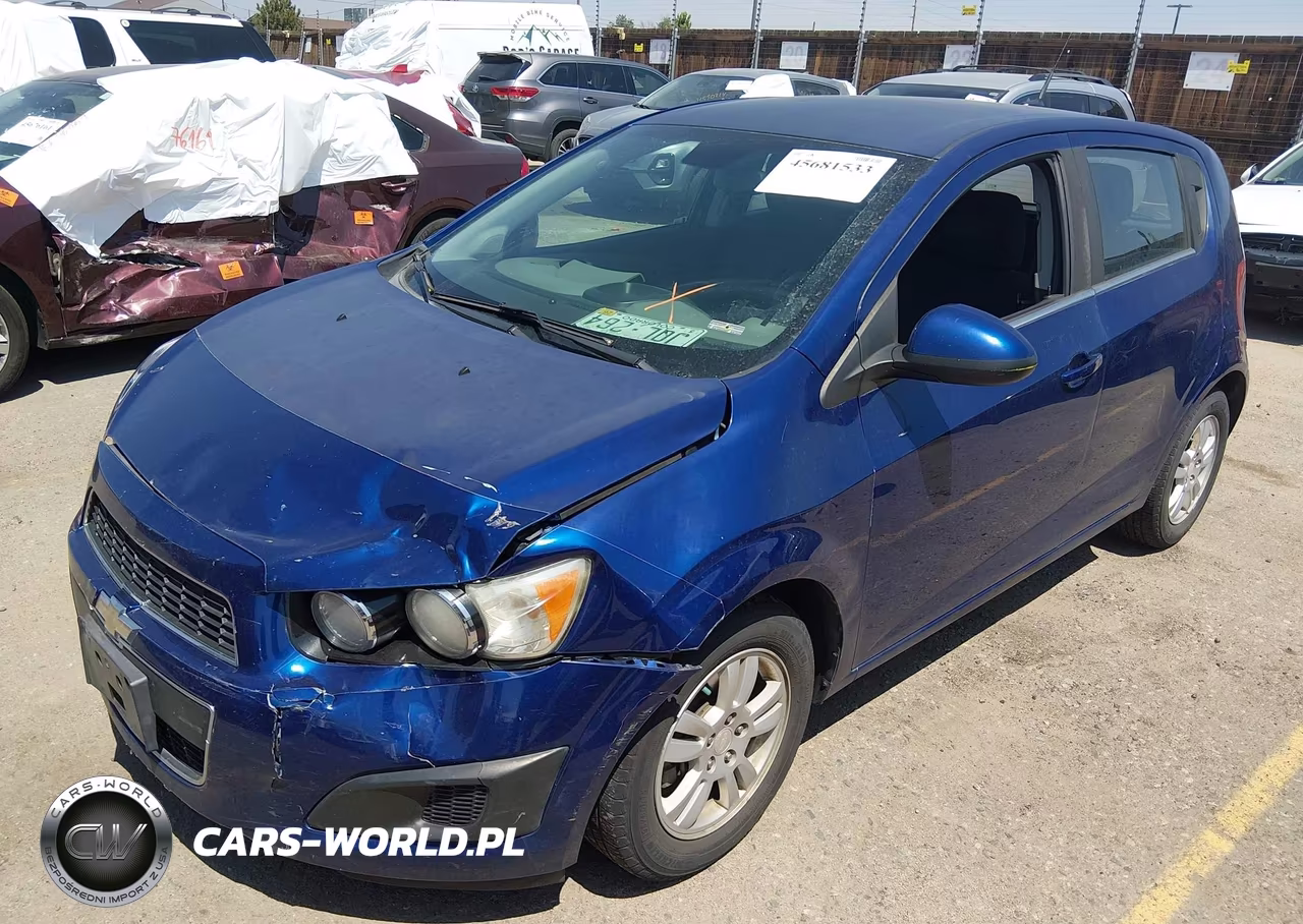2013 Chevrolet Sonic Lt Manual VIN:1G1JD6SH5D4207697 - 2