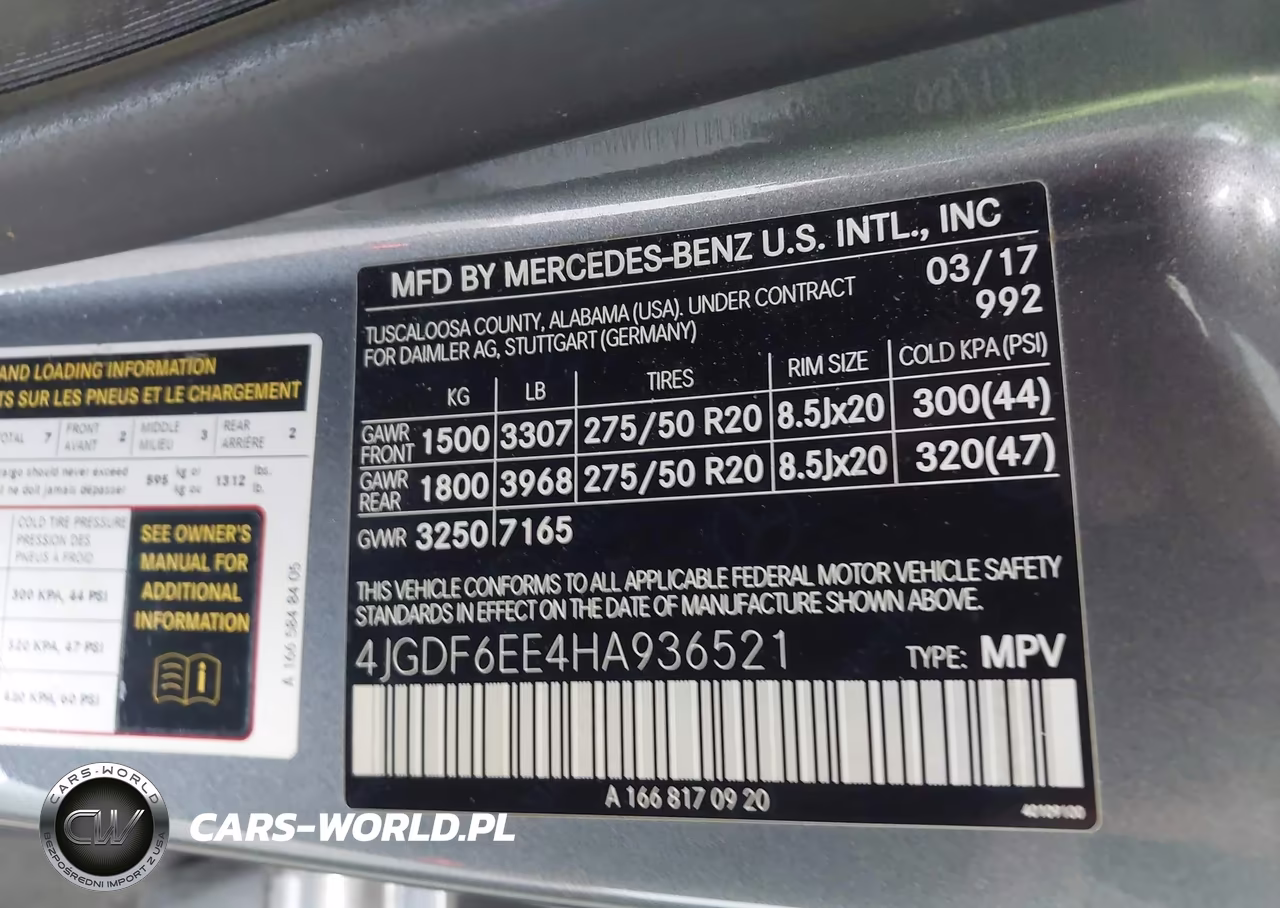 2017 Mercedes-Benz Gls 450 4Matic VIN:4JGDF6EE4HA936521 - 9