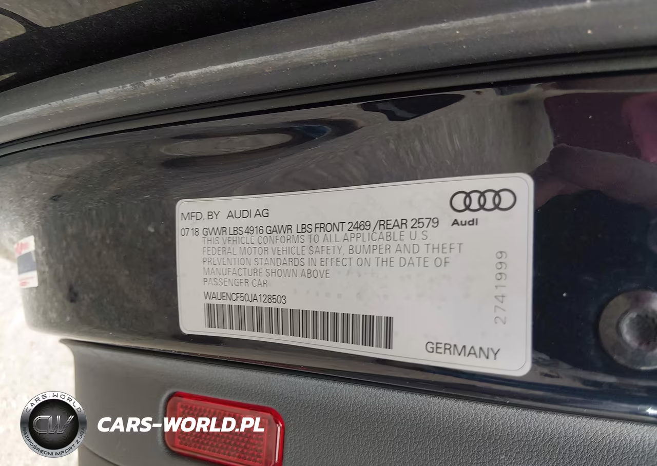 2018 Audi A5 2.0T Premium VIN:WAUENCF50JA128503 - 9