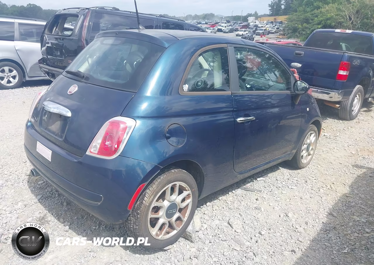 2013 Fiat 500 Pop VIN:3C3CFFAR4DT548365 - 4