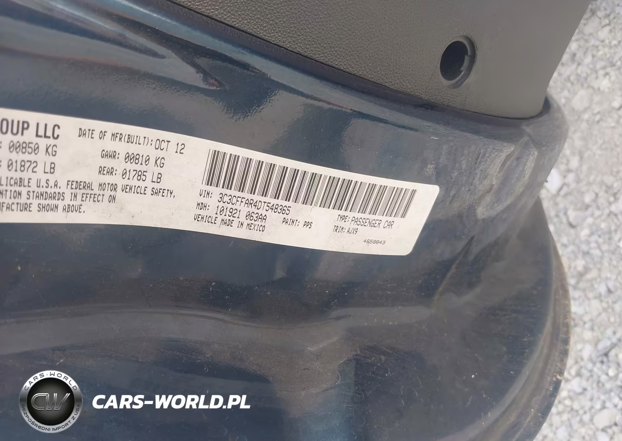 2013 Fiat 500 Pop VIN:3C3CFFAR4DT548365 - 9