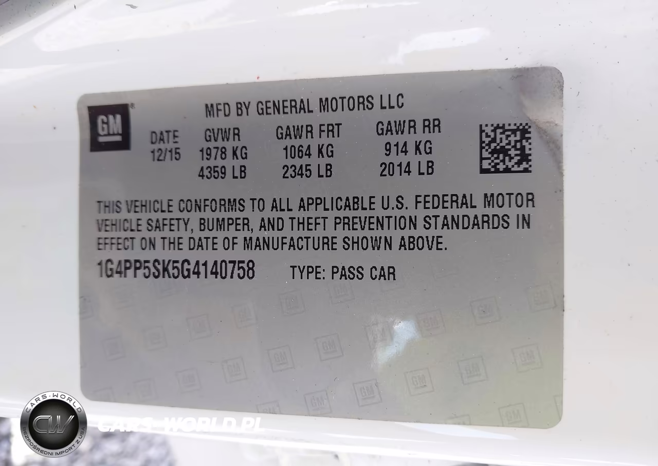 2016 Buick Verano VIN:1G4PP5SK5G4140758 - 9