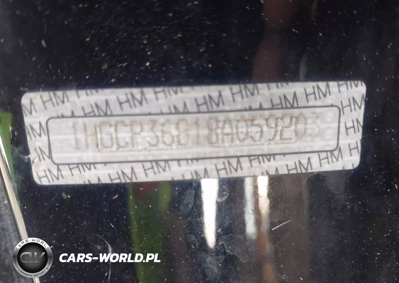 2008 Honda Accord 3.5 Ex-L VIN:1HGCP36818A059203 - 9