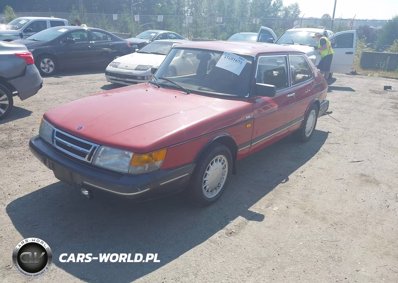 1990 Saab 900 S VIN:YS3AK35DXL5002656 - 2