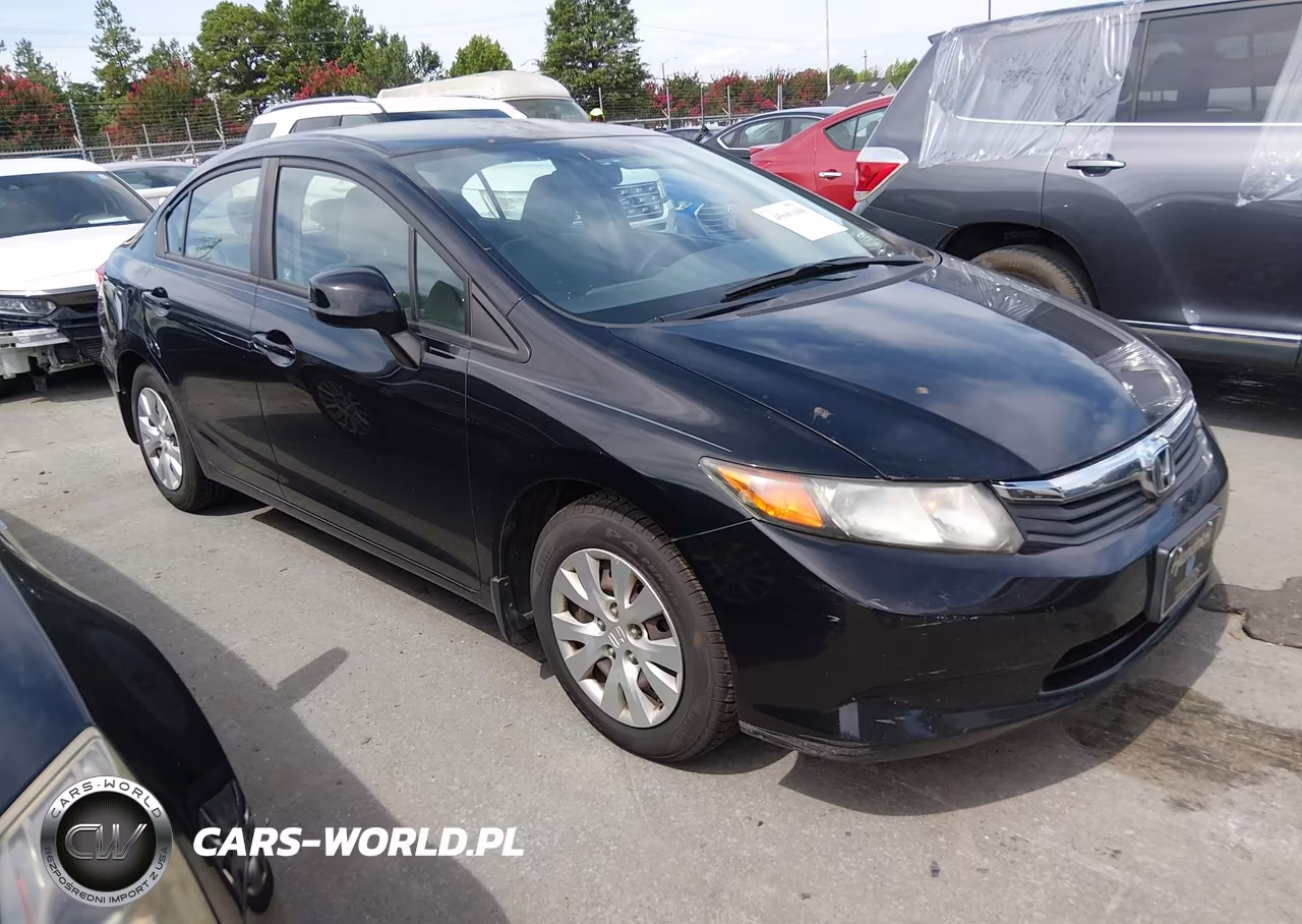 2012 Honda Civic Lx VIN:2HGFB2F51CH317564 - 1