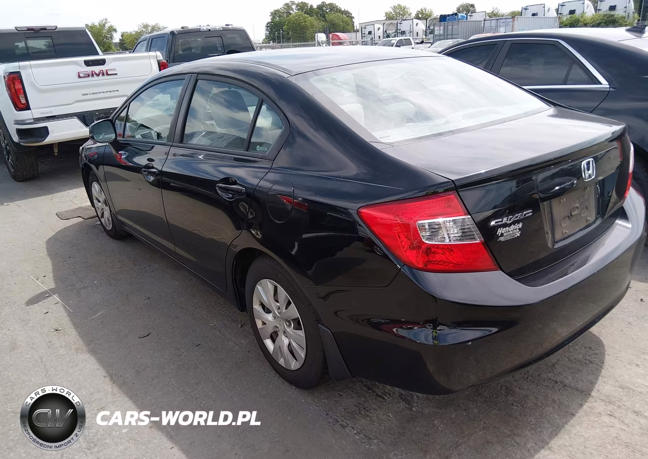 2012 Honda Civic Lx VIN:2HGFB2F51CH317564 - 3