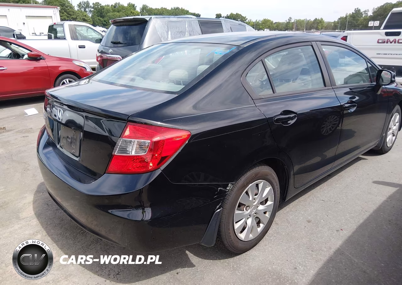 2012 Honda Civic Lx VIN:2HGFB2F51CH317564 - 4